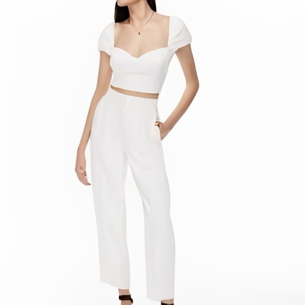 Aritzia Wilfred Novella Cap Sleeve Blouse
